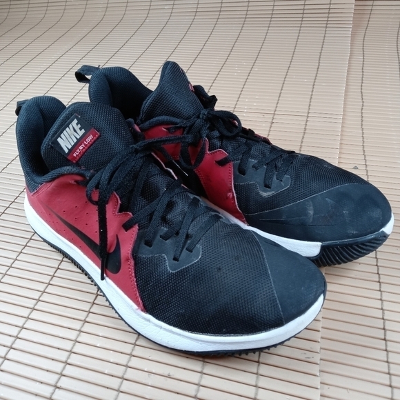 Nike FLY BY LOW 908973-600 Running Training Gym Red Black White Mens Size 12. 33 main image 7